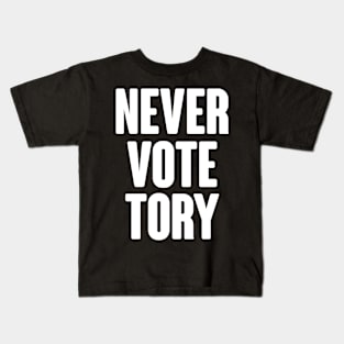 Never Vote Tory Kids T-Shirt